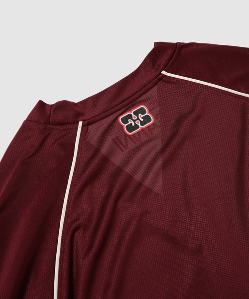 GANNI(ガニー)の「Cycora Double Layered Longsleeve(Tシャツ/カットソー・レディース・ワインレッド・M/L)」の4枚目の写真