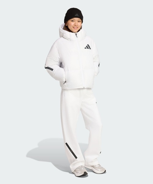 adidas(アディダス)の「adidas Z.N.E.パファー クライマウォーム ダウンジャケット / アディダス adidas(ダウンジャケット/コート・レディース・ホワイト・LARGE/MEDIUM/SMALL/X-LARGE)」の3枚目の写真