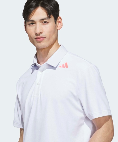 adidas(アディダス)の「コードカオス 半袖シャツ【adidas Golf/アディダスゴルフ】(ポロシャツ・メンズ・ホワイト・SMALL/MEDIUM/LARGE/X-LARGE/XX-LARGE)」の3枚目の写真