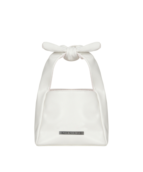 NICK&NICOLE(ニックアンドニコール)の「METAL KNOT MINI BAG_IVORY(ショルダーバッグ・レディース・その他・FREE)」の1枚目の写真