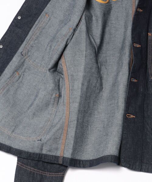 KENZO（ケンゾー）の「KENZO VARSITY CHORE JACKET（デニムジャケット・メンズ・ブルー系その他7・SMALL/LARGE/MEDIUM/X-LARGE）」の2枚目の写真