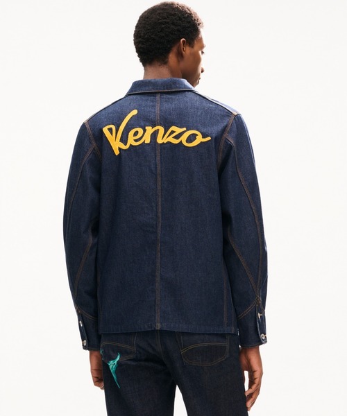 KENZO（ケンゾー）の「KENZO VARSITY CHORE JACKET（デニムジャケット・メンズ・ブルー系その他7・SMALL/LARGE/MEDIUM/X-LARGE）」の5枚目の写真