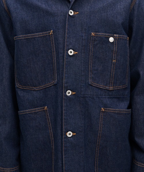 KENZO（ケンゾー）の「KENZO VARSITY CHORE JACKET（デニムジャケット・メンズ・ブルー系その他7・SMALL/LARGE/MEDIUM/X-LARGE）」の7枚目の写真