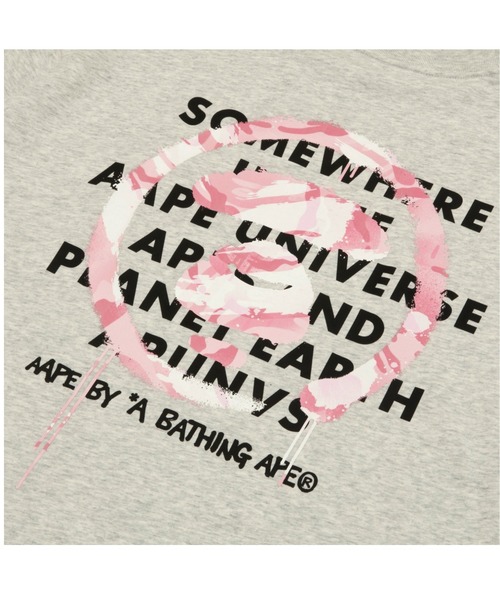 AAPE BY A BATHING APE（エーエイプバイアベイシングエイプ）の「AAPE BASIC TEE（Tシャツ/カットソー・メンズ・オフホワイト・LARGE）」の4枚目の写真