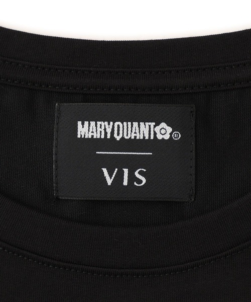 MARY QUANT（マリークワント）の「【MARY QUANT×VIS】コンパクトTシャツ（Tシャツ/カットソー・レディース・ブラック/オフホワイト/ワイン/ピンク・FREE）」の6枚目の写真