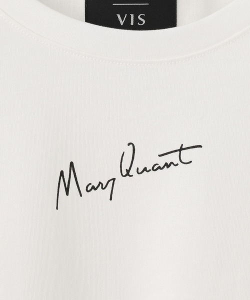 MARY QUANT（マリークワント）の「【MARY QUANT×VIS】コンパクトTシャツ（Tシャツ/カットソー・レディース・ブラック/オフホワイト/ワイン/ピンク・FREE）」の21枚目の写真