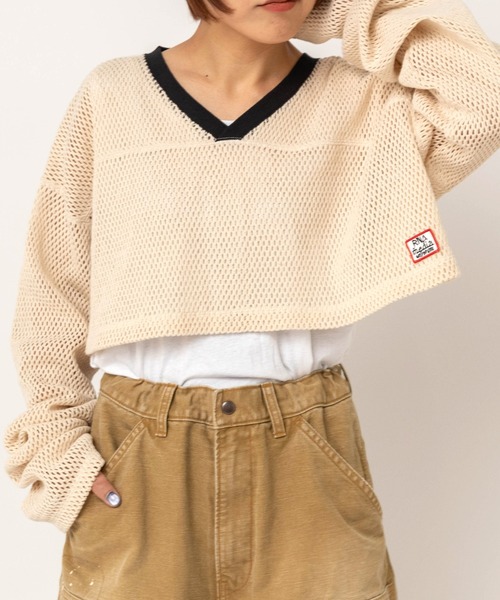 M2739 80'メッシュロンT（Tシャツ/カットソー）｜RNA（アールエヌエー