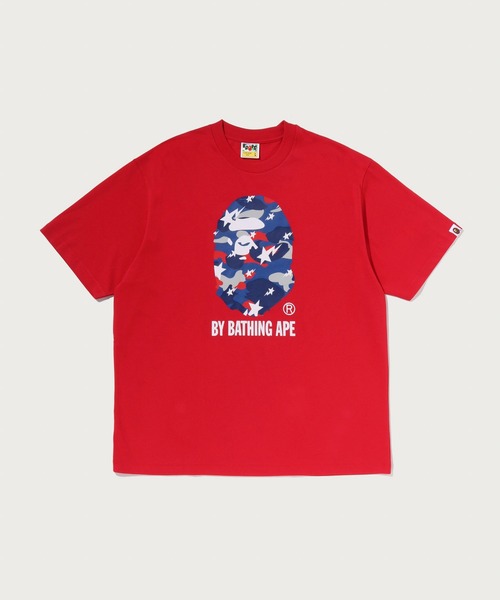 A BATHING APE(アベイシングエイプ)の「STA STRIKE CAMO BY BATHING APE RELAXED FIT TEE(Tシャツ/カットソー・メンズ・ホワイト/ブラック/ブルー/レッド・MEDIUM/X-LARGE/LARGE/XX-LARGE/SMALL)」の4枚目の写真