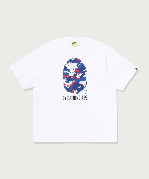 A BATHING APE(アベイシングエイプ)の「STA STRIKE CAMO BY BATHING APE RELAXED FIT TEE(Tシャツ/カットソー・メンズ・ホワイト/ブラック/ブルー/レッド・MEDIUM/X-LARGE/LARGE/XX-LARGE/SMALL)」の2枚目の写真