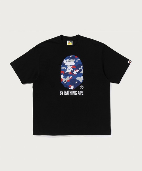 A BATHING APE(アベイシングエイプ)の「STA STRIKE CAMO BY BATHING APE RELAXED FIT TEE(Tシャツ/カットソー・メンズ・ホワイト/ブラック/ブルー/レッド・MEDIUM/X-LARGE/LARGE/XX-LARGE/SMALL)」の1枚目の写真