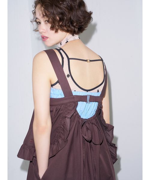 SORIN(ソリン )の「Apron Like Dress / エプロンライクドレス(ワンピース・レディース・カーキ/ブラック/ダークブラウン・36/38)」の9枚目の写真