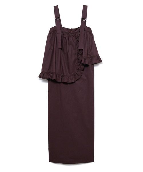 SORIN(ソリン )の「Apron Like Dress / エプロンライクドレス(ワンピース・レディース・カーキ/ブラック/ダークブラウン・36/38)」の17枚目の写真