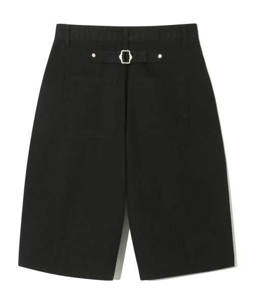 BASEMOMENT(ベースモーメント)の「シンチバックカーブドバミューダパンツブラック(その他パンツ・メンズ・その他・MEDIUM/X-LARGE/LARGE)」の3枚目の写真