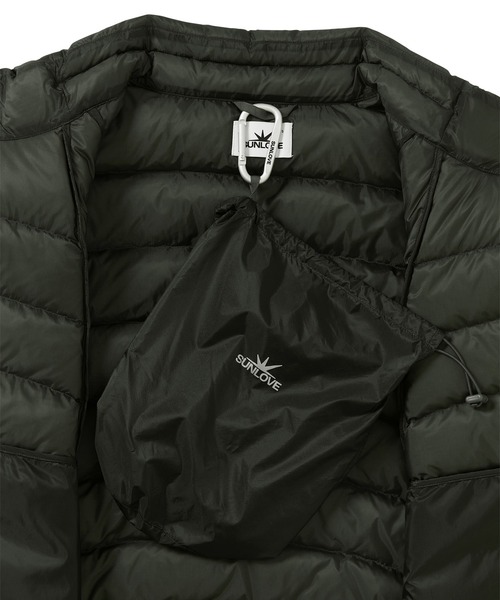 SUNLOVE(サンラブ)の「Fly Light Down Jacket(ダウンジャケット/コート・レディース・ブラウン/ライトイエロー/オリーブ/ライトグリーン/パープル・L/S/XL/M)」の13枚目の写真