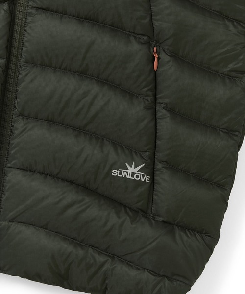 SUNLOVE(サンラブ)の「Fly Light Down Jacket(ダウンジャケット/コート・レディース・ブラウン/ライトイエロー/オリーブ/ライトグリーン/パープル・L/S/XL/M)」の15枚目の写真