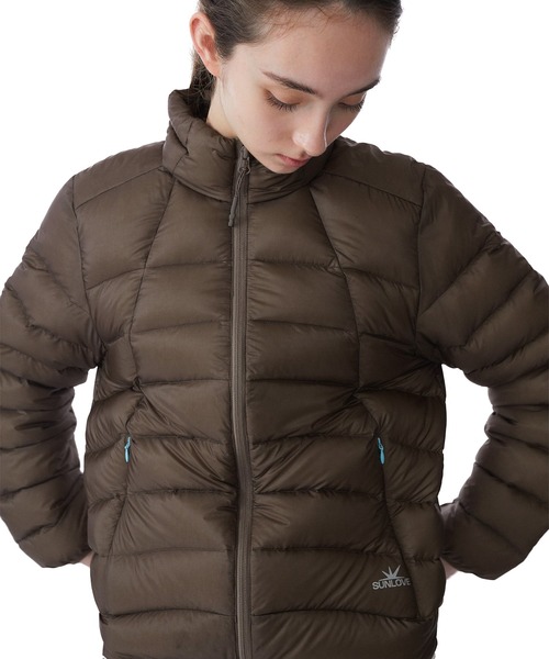 SUNLOVE(サンラブ)の「Fly Light Down Jacket(ダウンジャケット/コート・レディース・ブラウン/ライトイエロー/オリーブ/ライトグリーン/パープル・L/S/XL/M)」の7枚目の写真