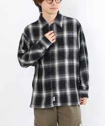 【10色展開】ネルチェックシャツ