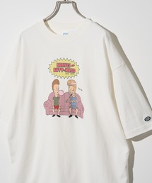 短丈orオーバーサイズ !選べる2通りのシルエット!【DISCUS】DISCUS COLLABORATION コラボグラフィックプリント クルーネック半袖Tシャツ / ミッキーマウス スター・ウォーズ ザ・マペッツ ガーフィールド ビービス&バットヘッド サウスパーク ビッグシルエット オーバーサイズ アメカジ 古着風 ヴィンテージテイスト MNY