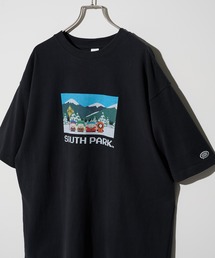 短丈orオーバーサイズ ！選べる2通りのシルエット！【DISCUS】DISCUS COLLABORATION コラボグラフィックプリント クルーネック半袖Tシャツ / ミッキーマウス スター・ウォーズ ザ・マペッツ ガーフィールド ビービス＆バットヘッド サウスパーク ビッグシルエット オーバーサイズ アメカジ 古着風 ヴィンテージテイスト MNY