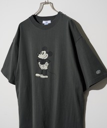 短丈orオーバーサイズ ！選べる2通りのシルエット！【DISCUS】DISCUS COLLABORATION コラボグラフィックプリント クルーネック半袖Tシャツ / ミッキーマウス スター・ウォーズ ザ・マペッツ ガーフィールド ビービス＆バットヘッド サウスパーク ビッグシルエット オーバーサイズ アメカジ 古着風 ヴィンテージテイスト MNY