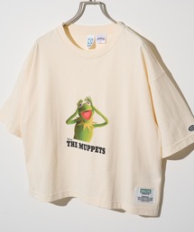 短丈orオーバーサイズ !選べる2通りのシルエット!【DISCUS】DISCUS COLLABORATION コラボグラフィックプリント クルーネック半袖Tシャツ / ミッキーマウス スター・ウォーズ ザ・マペッツ ガーフィールド ビービス&バットヘッド サウスパーク ビッグシルエット オーバーサイズ アメカジ 古着風 ヴィンテージテイスト MNY