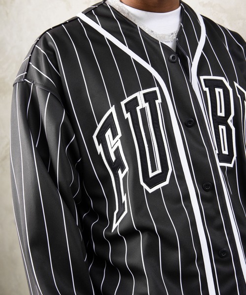FUBU( フブ)の「FUBU フブ M’S BASEBALL SHIRTS/ベースボールシャツ(シャツ/ブラウス・メンズ・ブラック/ホワイト・XL/XXL/M/L)」の12枚目の写真