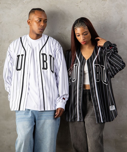 FUBU( フブ)の「FUBU フブ M’S BASEBALL SHIRTS/ベースボールシャツ(シャツ/ブラウス・メンズ・ブラック/ホワイト・XL/XXL/M/L)」の22枚目の写真