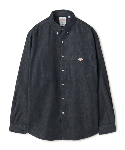 DANTON(ダントン)の「Men's Denim Dungaree Button-Down Shirt(シャツ/ブラウス・メンズ・ダークインディゴブルー/ブルー・42/44/40/38)」の11枚目の写真