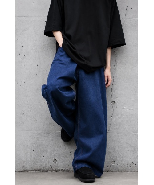 Chick(チック)の「【SHAKA WeAR/シャカウェア】バルーンデニムパンツ Balloon Denim(デニムパンツ・メンズ・インディゴブルー/ブラック・34inch/36inch/32inch)」の3枚目の写真