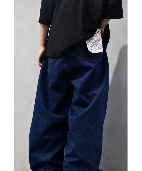 Chick(チック)の「【SHAKA WeAR/シャカウェア】バルーンデニムパンツ Balloon Denim(デニムパンツ・メンズ・インディゴブルー/ブラック・34inch/36inch/32inch)」の4枚目の写真
