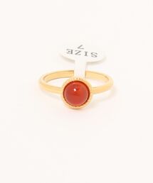 【lux sea jewelry（ラックス・シー・ジュエリー）】ステンレス ラウンド天然石リング lux-ring-17-15【RBT】
