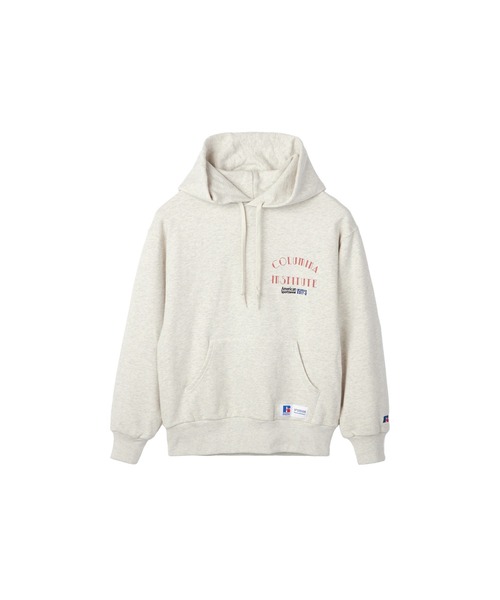 Russell Athletic(ラッセルアスレティック)の「【EDIT-B×RUSSELL】カレッジ フーディー(パーカー・レディース・ワイン/グリーン/シルバーグレー・M/L)」の1枚目の写真