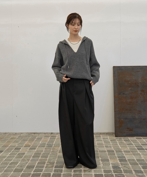 model：H166　着用サイズ：M