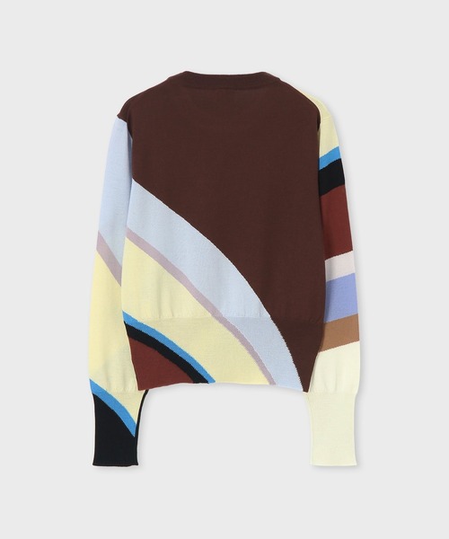 Paul Smith(ポールスミス)の「ウィメンズ スワール インターシャニット / 265356 966N(ニット/セーター・レディース・マルチ・MEDIUM)」の6枚目の写真
