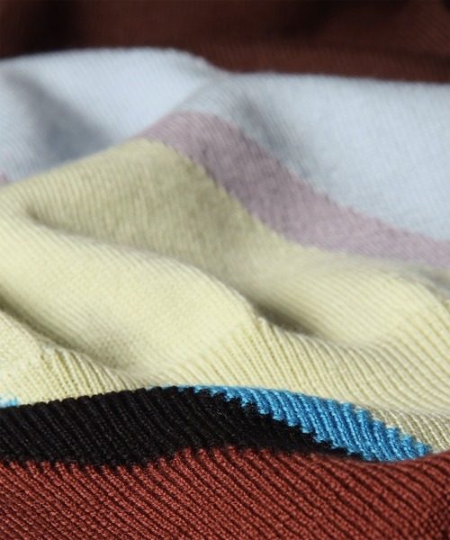 Paul Smith(ポールスミス)の「ウィメンズ スワール インターシャニット / 265356 966N(ニット/セーター・レディース・マルチ・MEDIUM)」の8枚目の写真