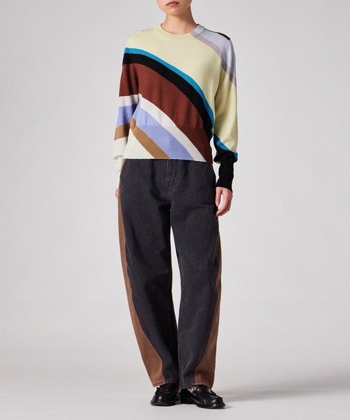 Paul Smith(ポールスミス)の「ウィメンズ スワール インターシャニット / 265356 966N(ニット/セーター・レディース・マルチ・MEDIUM)」の3枚目の写真