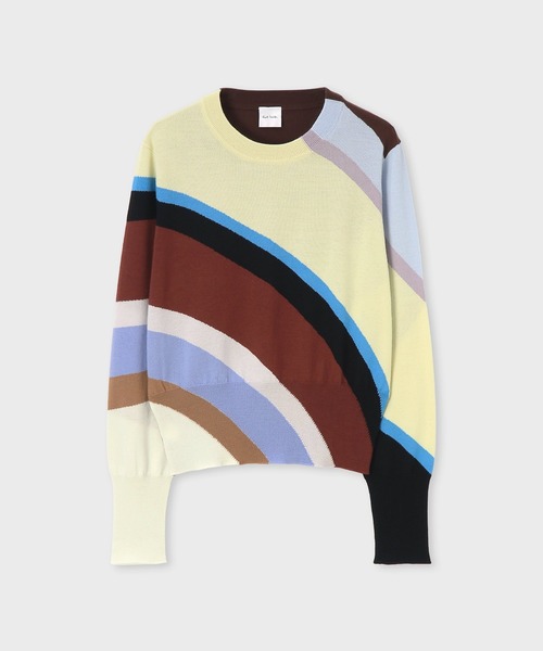 Paul Smith(ポールスミス)の「ウィメンズ スワール インターシャニット / 265356 966N(ニット/セーター・レディース・マルチ・MEDIUM)」の4枚目の写真