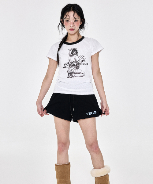 YEGG(イェグ)の「ウィングショートパンツ ブラック(その他パンツ・レディース・その他・FREE)」の4枚目の写真