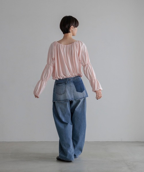 LOWRYS FARM(ローリーズファーム)の「2WAYオフショルロングスリーブ 1068686(Tシャツ/カットソー・レディース・ブラック/ブラック系その他/ピンク系その他・FREE)」の6枚目の写真