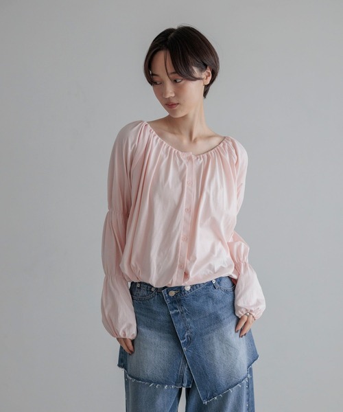 LOWRYS FARM(ローリーズファーム)の「2WAYオフショルロングスリーブ 1068686(Tシャツ/カットソー・レディース・ブラック/ブラック系その他/ピンク系その他・FREE)」の7枚目の写真