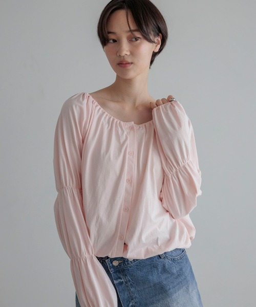 LOWRYS FARM(ローリーズファーム)の「2WAYオフショルロングスリーブ 1068686(Tシャツ/カットソー・レディース・ブラック/ブラック系その他/ピンク系その他・FREE)」の9枚目の写真