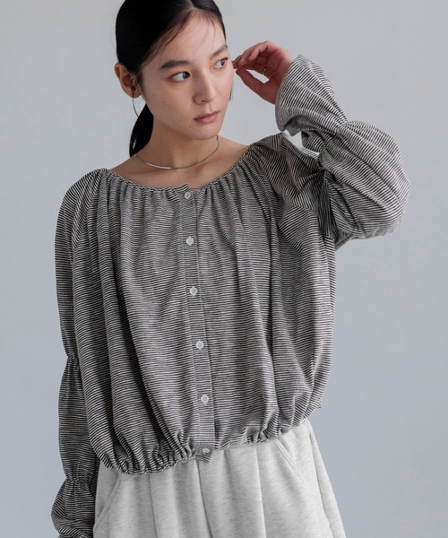 LOWRYS FARM(ローリーズファーム)の「2WAYオフショルロングスリーブ 1068686(Tシャツ/カットソー・レディース・ブラック/ブラック系その他/ピンク系その他・FREE)」の14枚目の写真