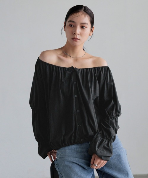 LOWRYS FARM(ローリーズファーム)の「2WAYオフショルロングスリーブ 1068686(Tシャツ/カットソー・レディース・ブラック/ブラック系その他/ピンク系その他・FREE)」の15枚目の写真