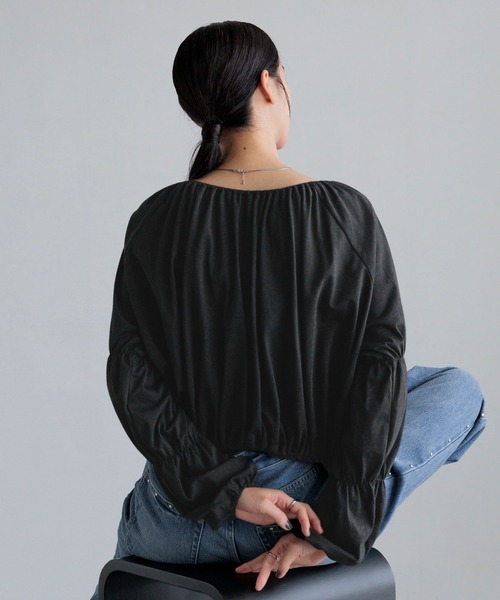 LOWRYS FARM(ローリーズファーム)の「2WAYオフショルロングスリーブ 1068686(Tシャツ/カットソー・レディース・ブラック/ブラック系その他/ピンク系その他・FREE)」の17枚目の写真