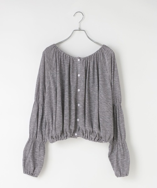LOWRYS FARM(ローリーズファーム)の「2WAYオフショルロングスリーブ 1068686(Tシャツ/カットソー・レディース・ブラック/ブラック系その他/ピンク系その他・FREE)」の18枚目の写真