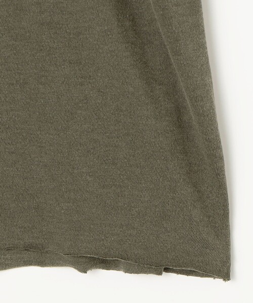 JAMES PERSE(ジェームスパース)の「コットンスラブ Tシャツ MISJ3891(Tシャツ/カットソー・メンズ・ダークグリーン・2)」の6枚目の写真