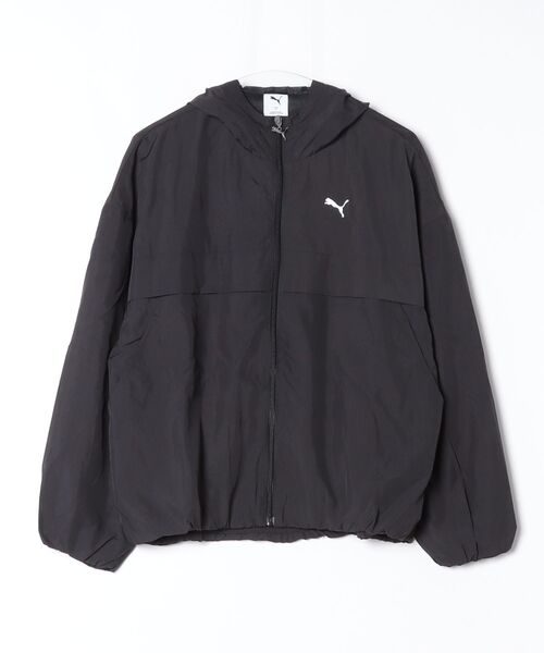 PUMA（プーマ）の「プーマ PUMA TAD WOVEN MESH LINING JKT（ナイロンジャケット・レディース・ブラウン/ブラック・S/L/M/XL）」の2枚目の写真