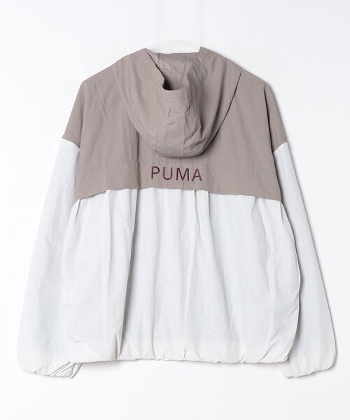 PUMA（プーマ）の「プーマ PUMA TAD WOVEN MESH LINING JKT（ナイロンジャケット・レディース・ブラウン/ブラック・S/L/M/XL）」の5枚目の写真