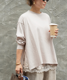 CALUX | 【CALUX/キャラクス】SIDE-SLIT ロングスリーブ Tシャツ(Tシャツ/カットソー)