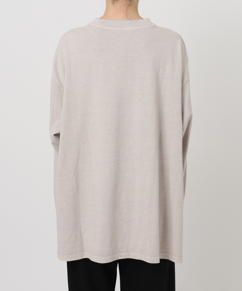 CALUX（キャラクス）の「【CALUX/キャラクス】SIDE-SLIT ロングスリーブ Tシャツ（Tシャツ/カットソー・レディース・アイボリー・FREE）」の9枚目の写真